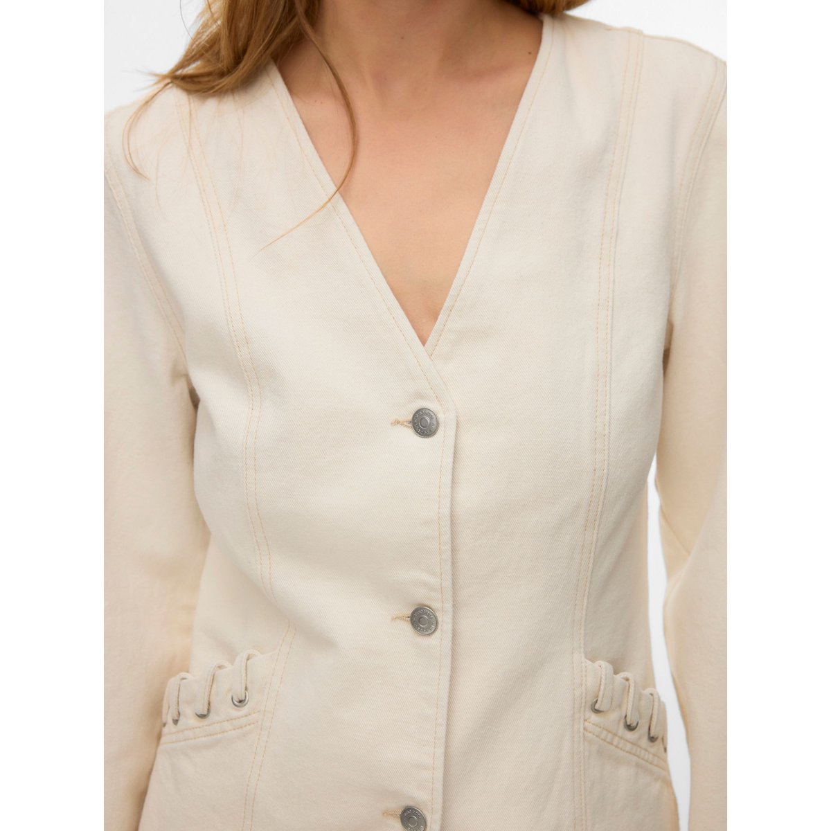 Veste En Jean ecru, VERO MODA