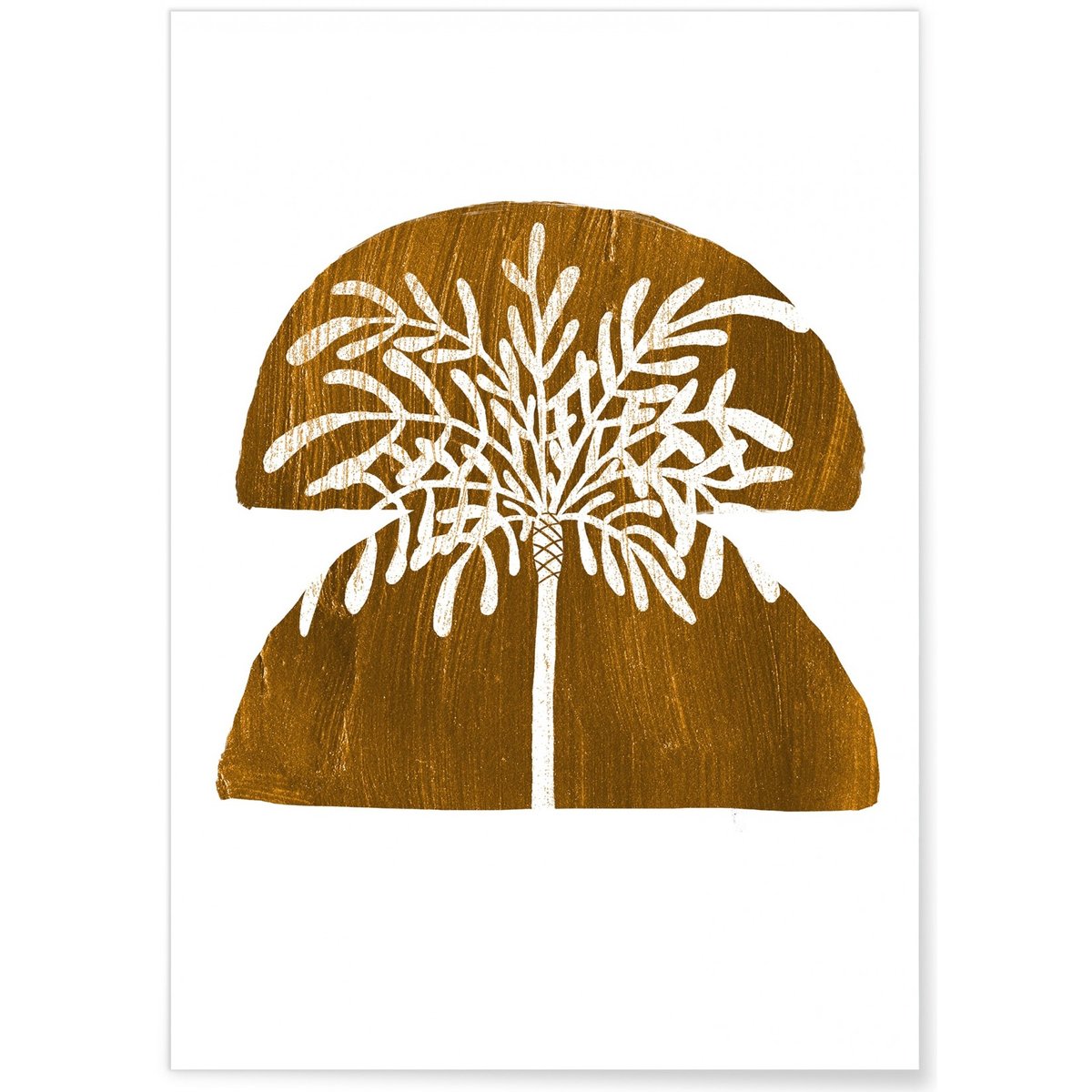 Affiche Abstract Tribute 2 blanc, L'AFFICHERIE