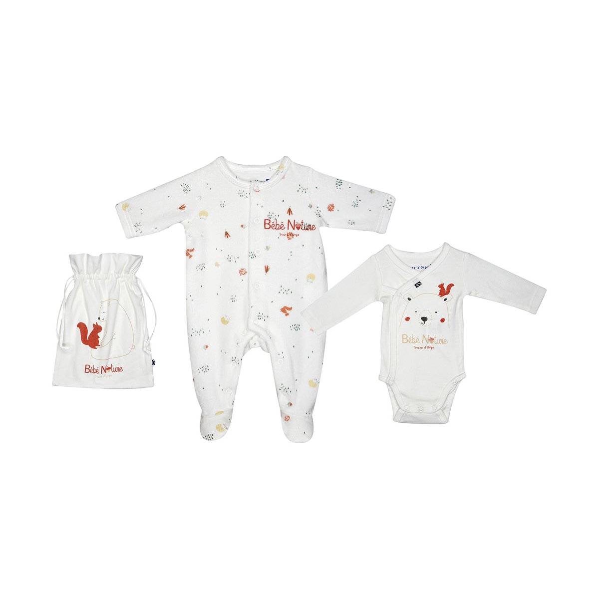 Set naissance java beige, SUCRE D'ORGE