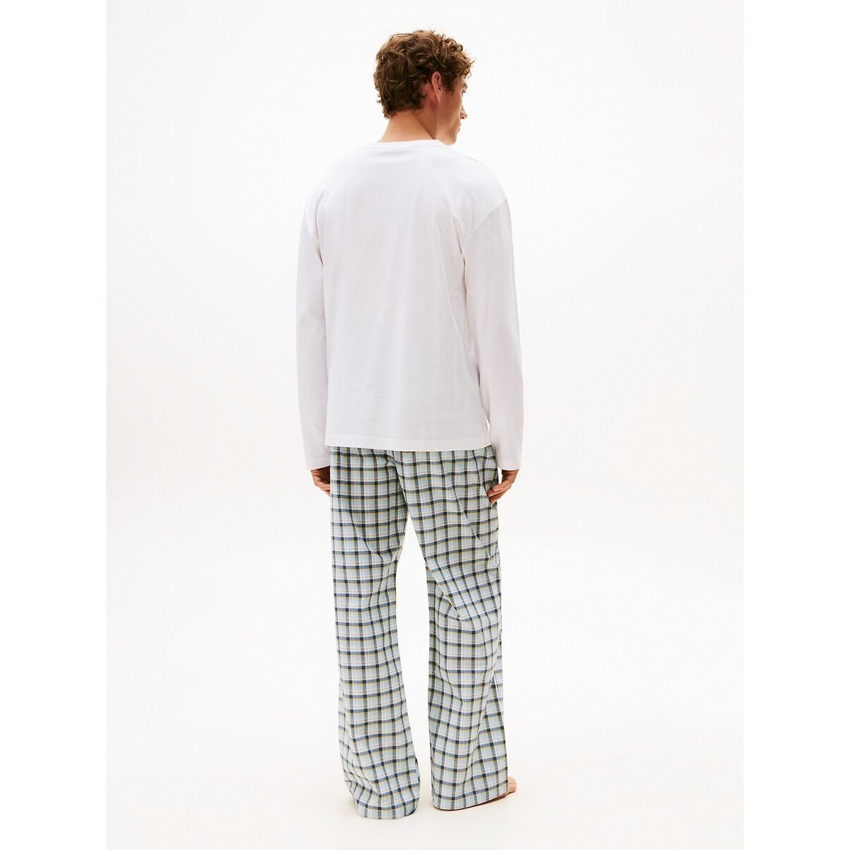 Long Sleeve Printed Pyjamas white, TOMMY HILFIGER