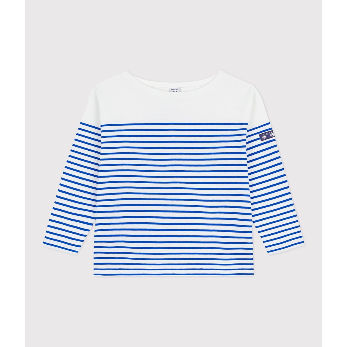 Breton Striped Cotton T-Shirt blue striped, PETIT BATEAU
