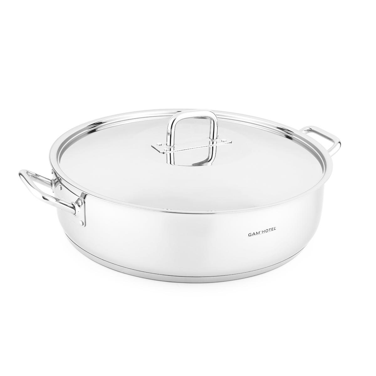 Sautoir inox - 50cm induction couleur unique, GAM HOTEL