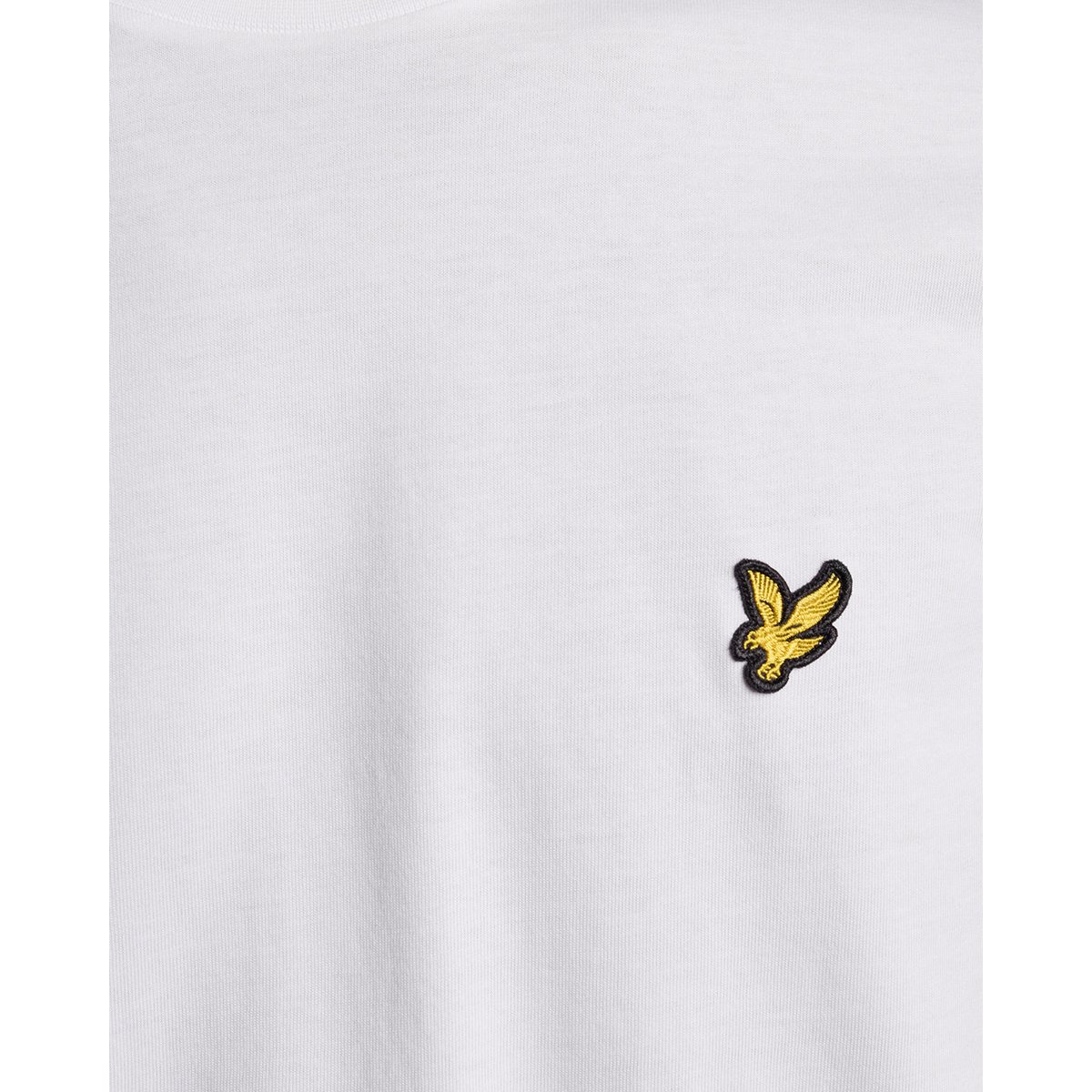 T-shirt manches longues en coton blanc, LYLE & SCOTT