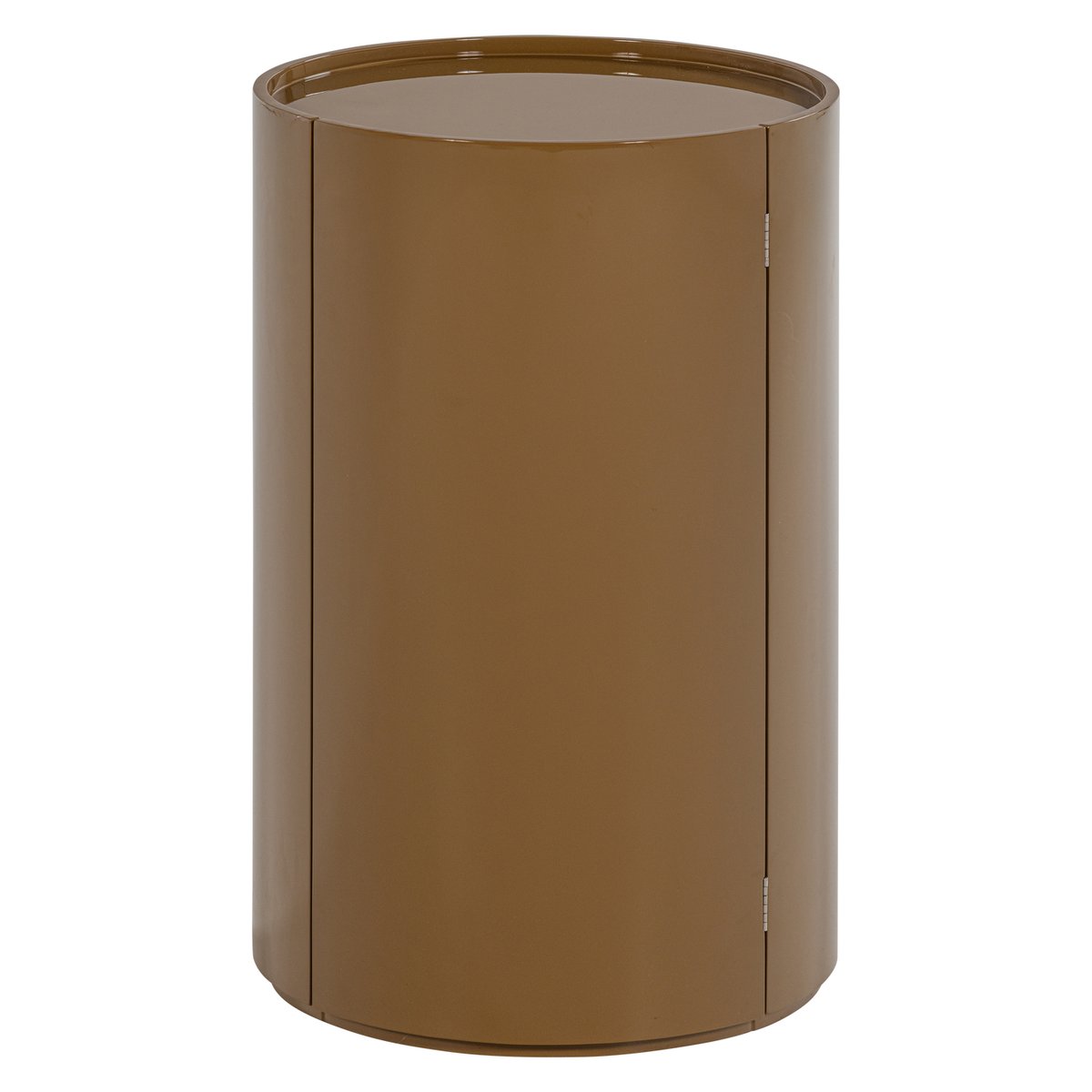 Armoire ronde en MDF SERA jaune, WOOOD