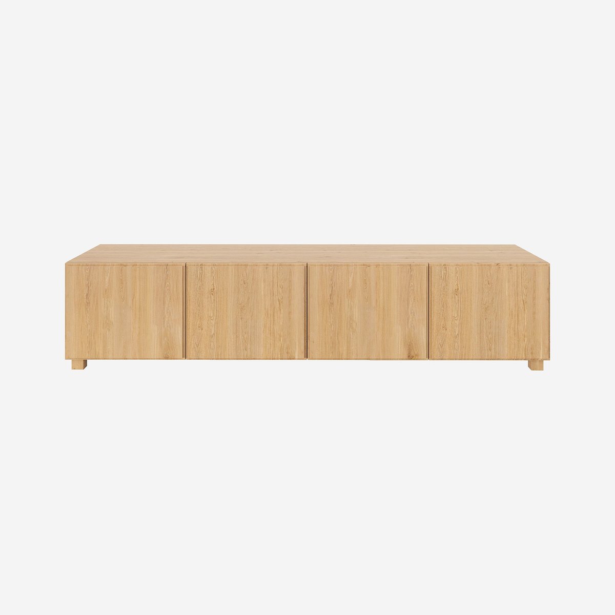 Banc TV panneau de particule DRIO naturel clair, HABITAT
