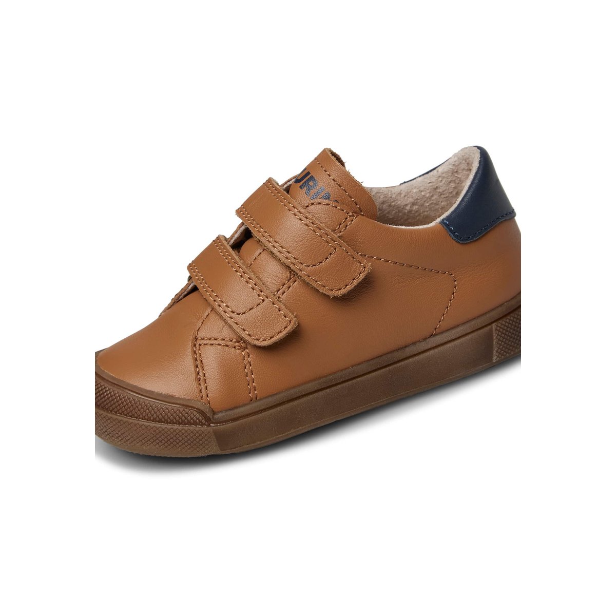 Baskets en cuir EINDHOVEN 2 VL. cognac, NATURINO