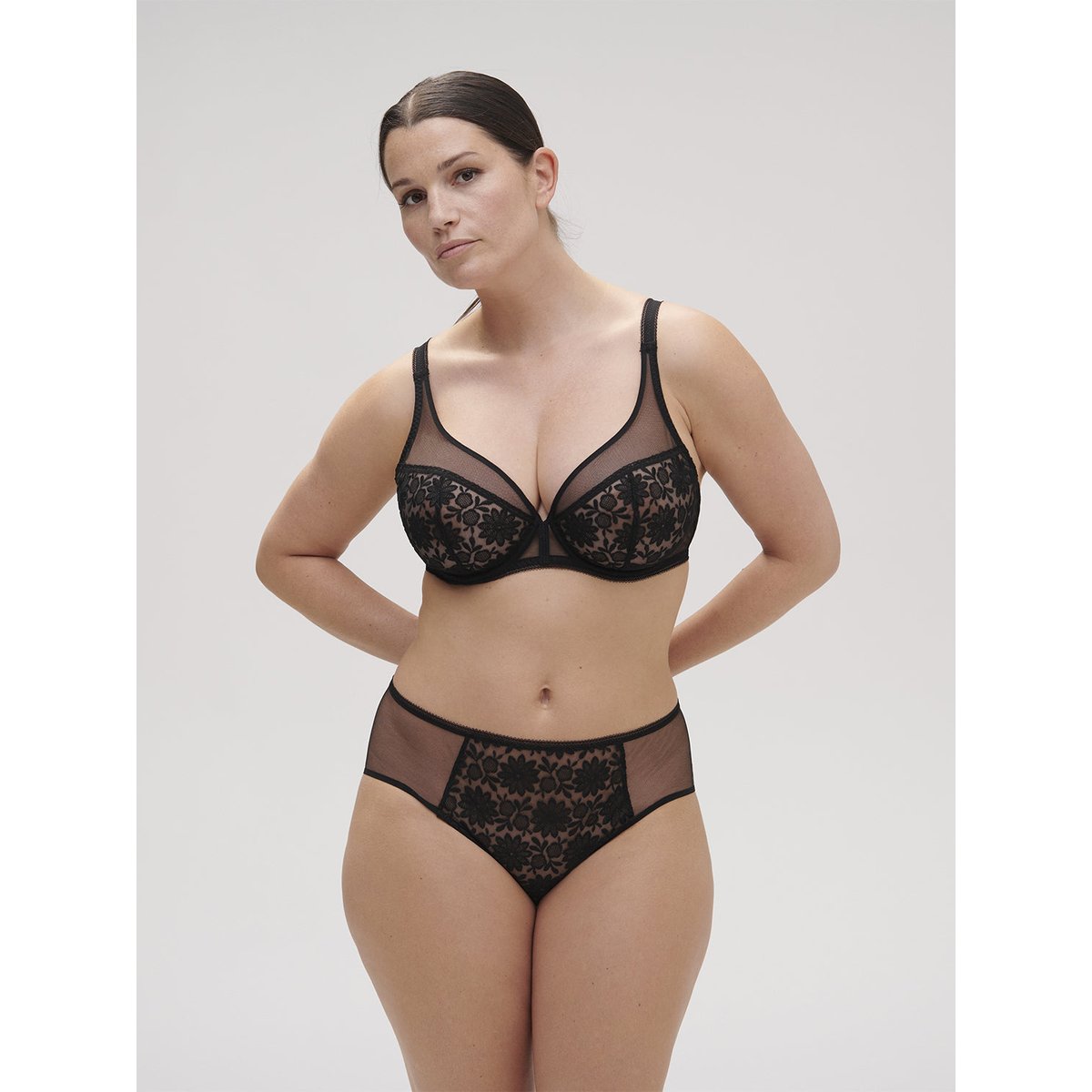 Shorty, AMAZONE noir, SIMONE PERELE