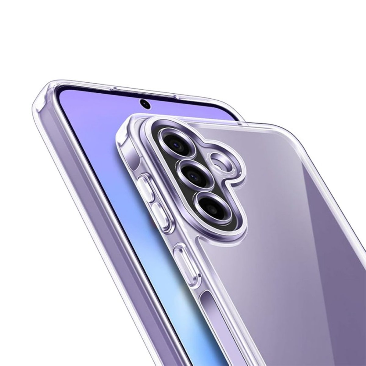 Coque Galaxy A57 antichoc + 2 vitres transparent, EVETANE