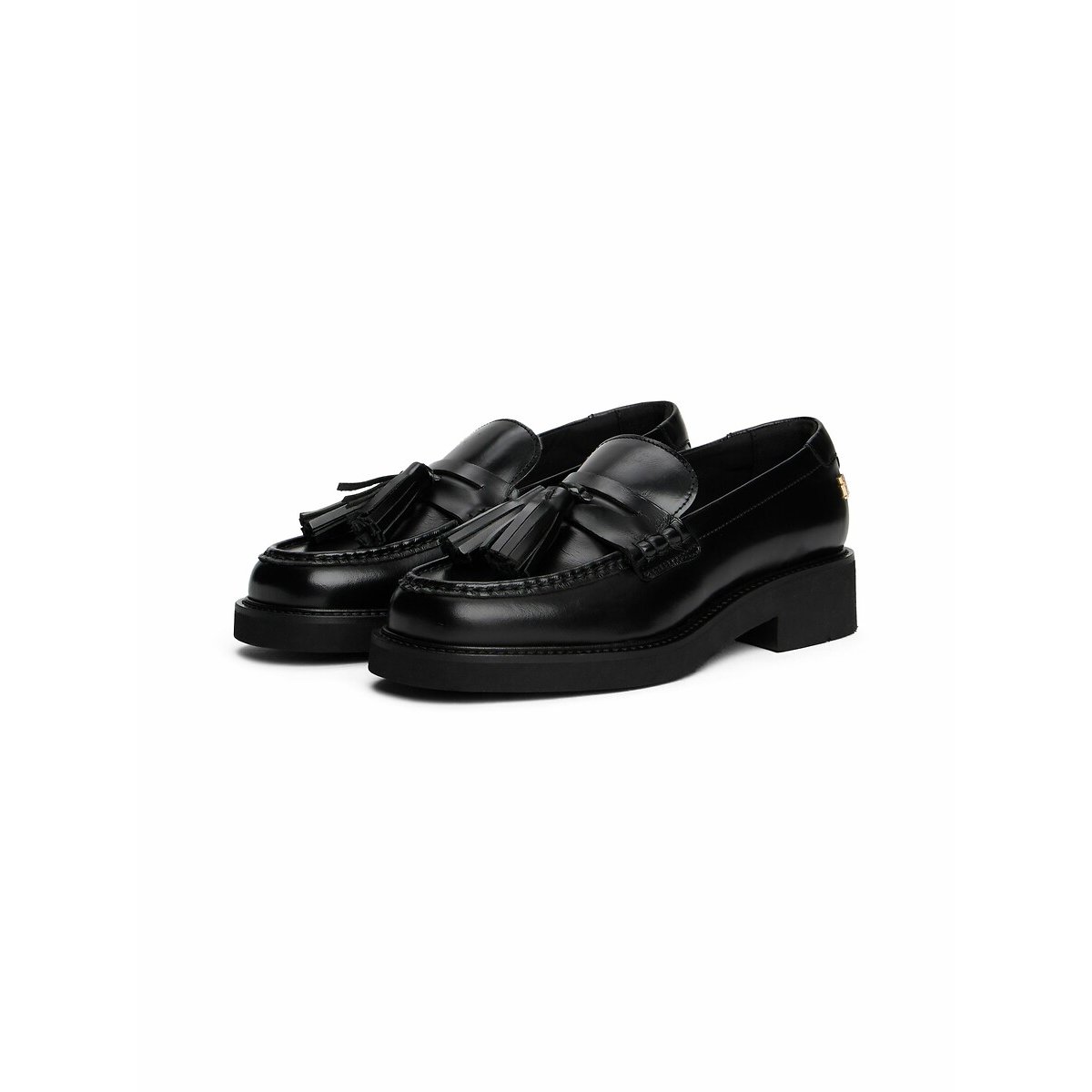 Leather Loafers with Tassels 90006527, TOMMY HILFIGER