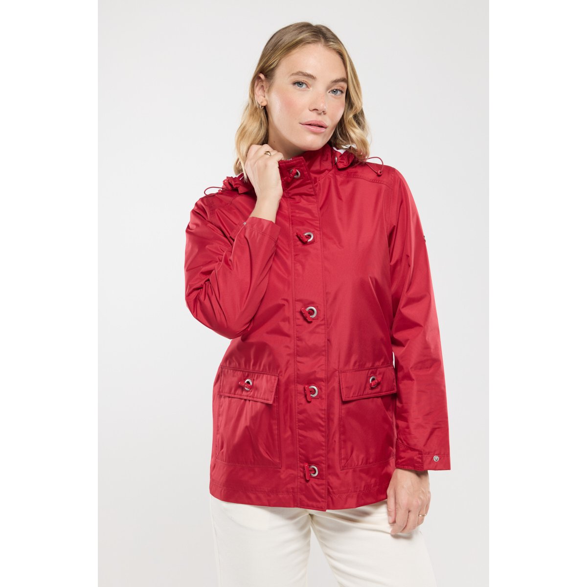 Parka imperméable Audierne braise, ARMOR-LUX