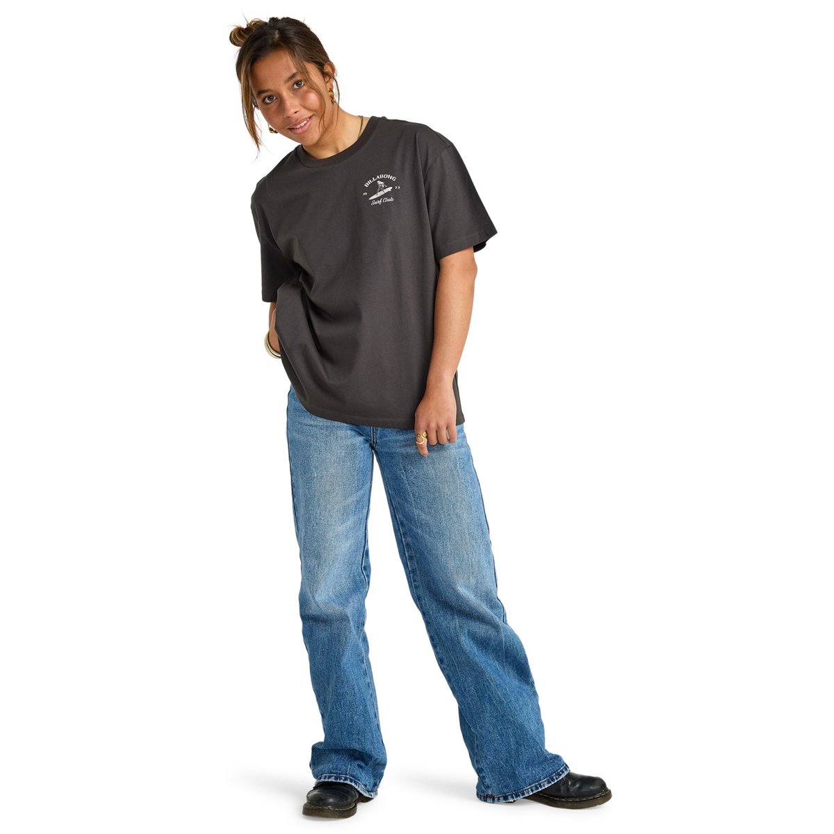 T shirt manches courtes CATCH FEELINGS noir off black, BILLABONG