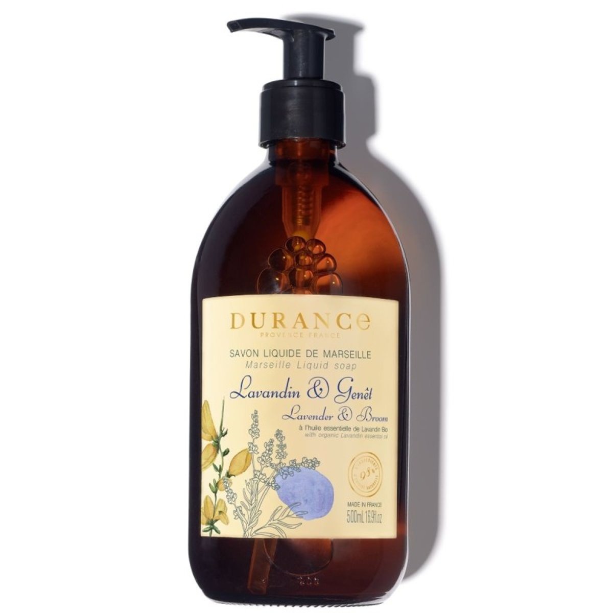 Savon liquide LAVANDIN & GENÊT couleur unique, DURANCE
