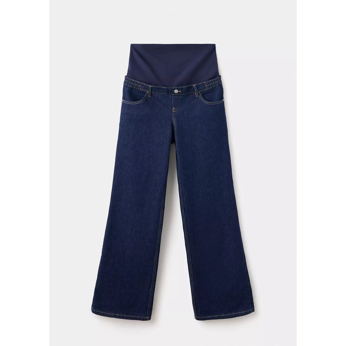 Jean de grossesse droit bleu, MANGO