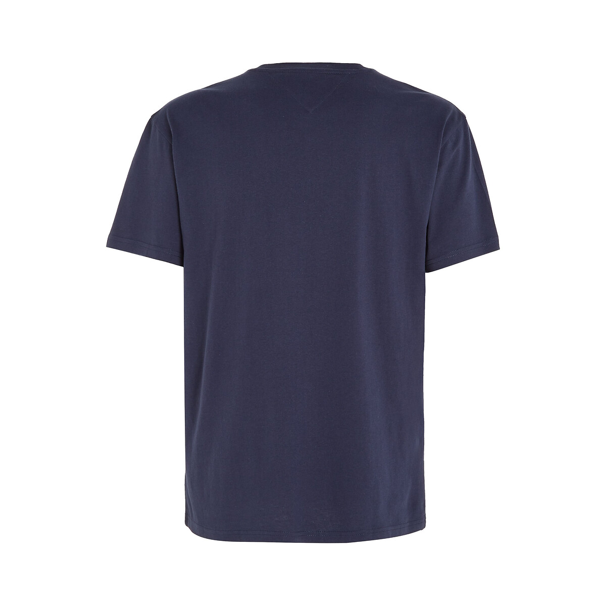 T-shirt colord logo ricamo al petto blu marino, TOMMY JEANS