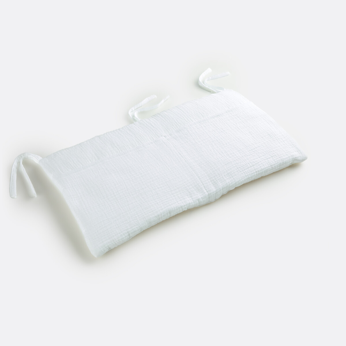 Tour de lit range doudou en gaze de coton, Kumla blanc, LA REDOUTE INTERIEURS