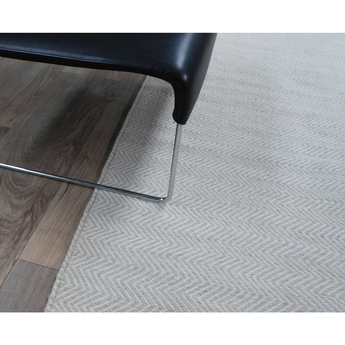 Tapis rectangulaire en laine, MICMAC beige, RECOLLECTION