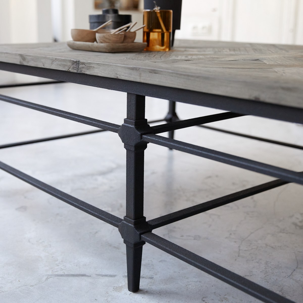 Table basse en Orme massif, GATSBY naturel, TIKAMOON
