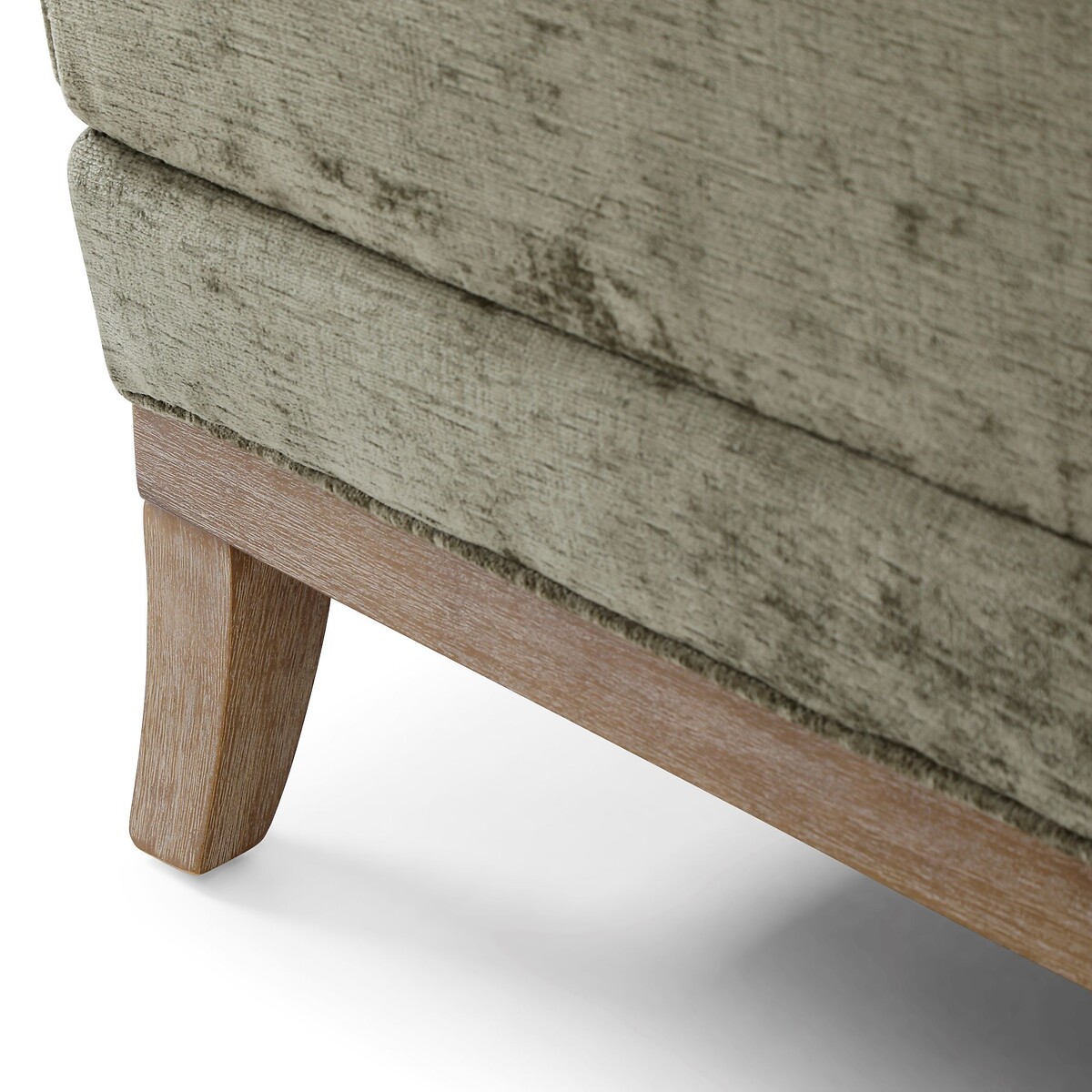 Oakley Distressed Chenille 2 Seater Accent Sofa olive, SO'HOME