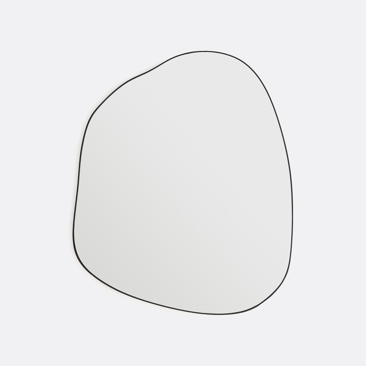Miroir forme organique, longueur 88,9 cm, hauteur 74,6 cm, ORNICA noir, LA REDOUTE INTERIEURS