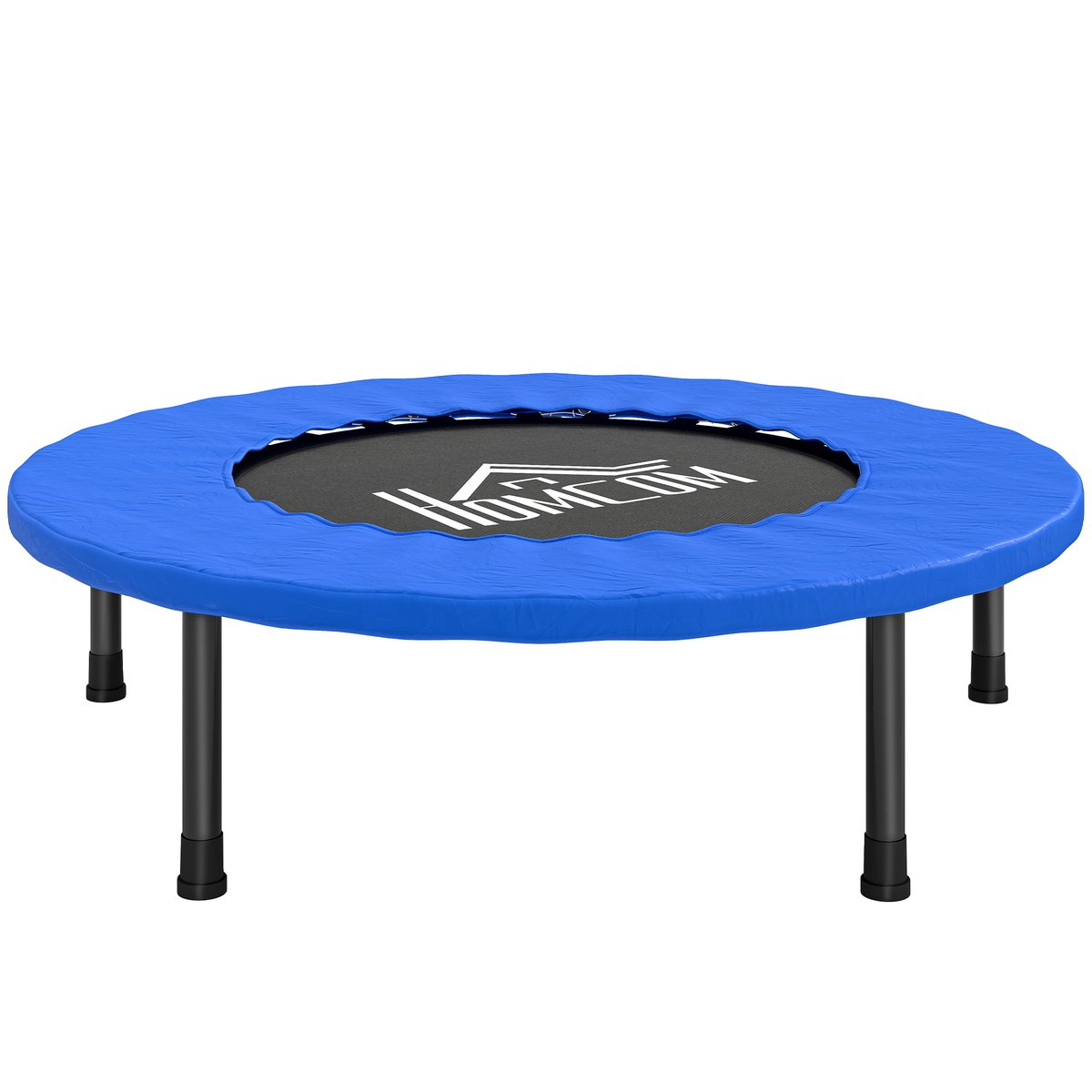 Trampoline Acier Bleu, Noir bleu, HOMCOM