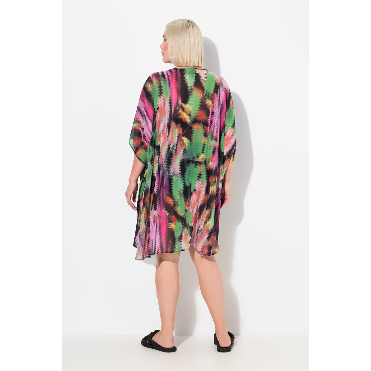 Tunique oversize avec laçage noir, ULLA POPKEN