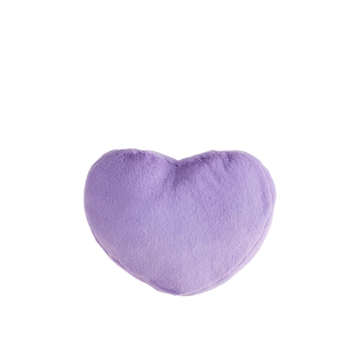 Coussin pelucheux en forme de cœur violet, NEXT