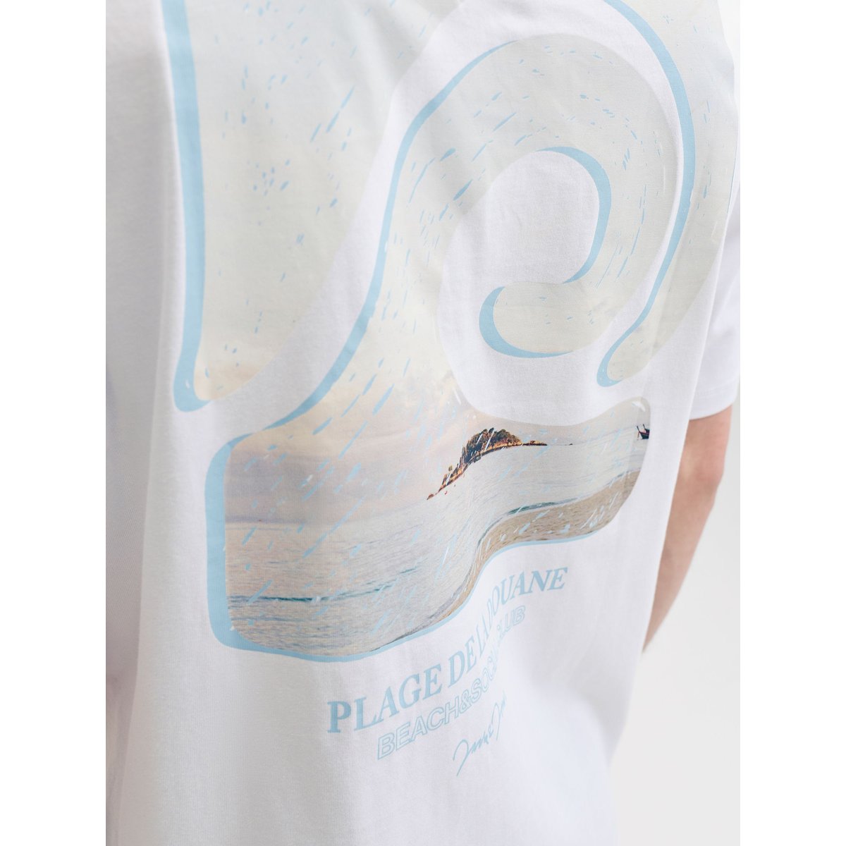 T-Shirt bright white 1, JACK & JONES