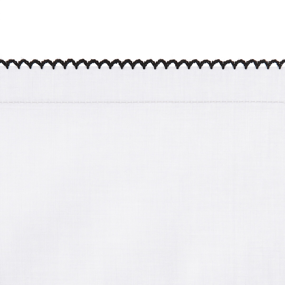 Drap plat percale pur coton, Dojo blanc, LA REDOUTE INTERIEURS