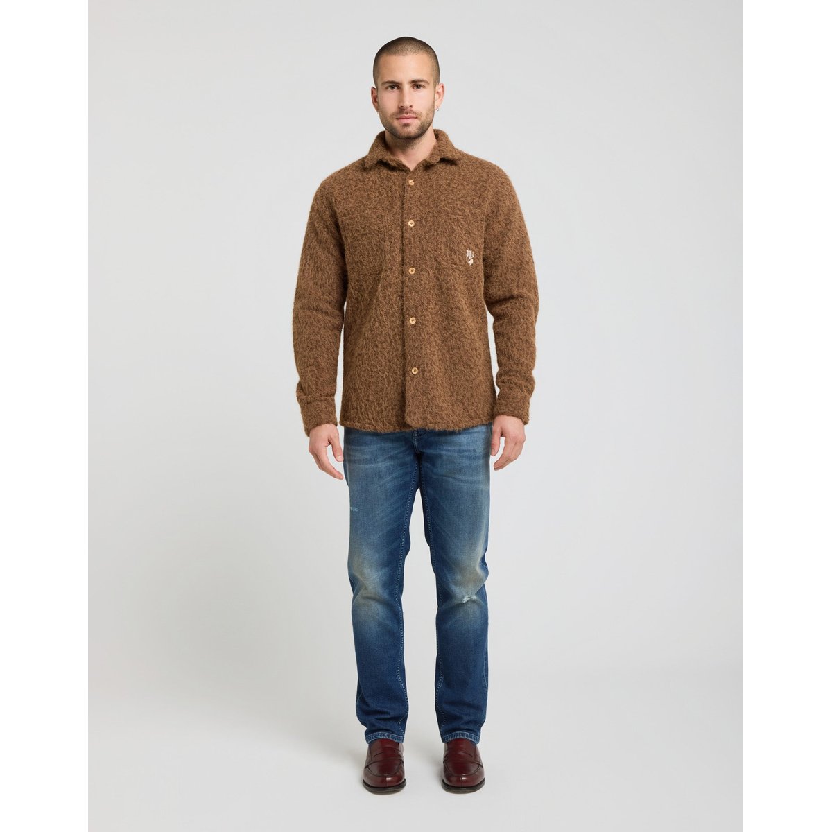 SURCHEMISE COTTABROWN marron, PULLIN