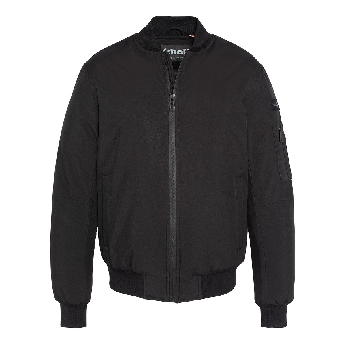 Blouson bomber, unisexe, DENIS noir, SCHOTT