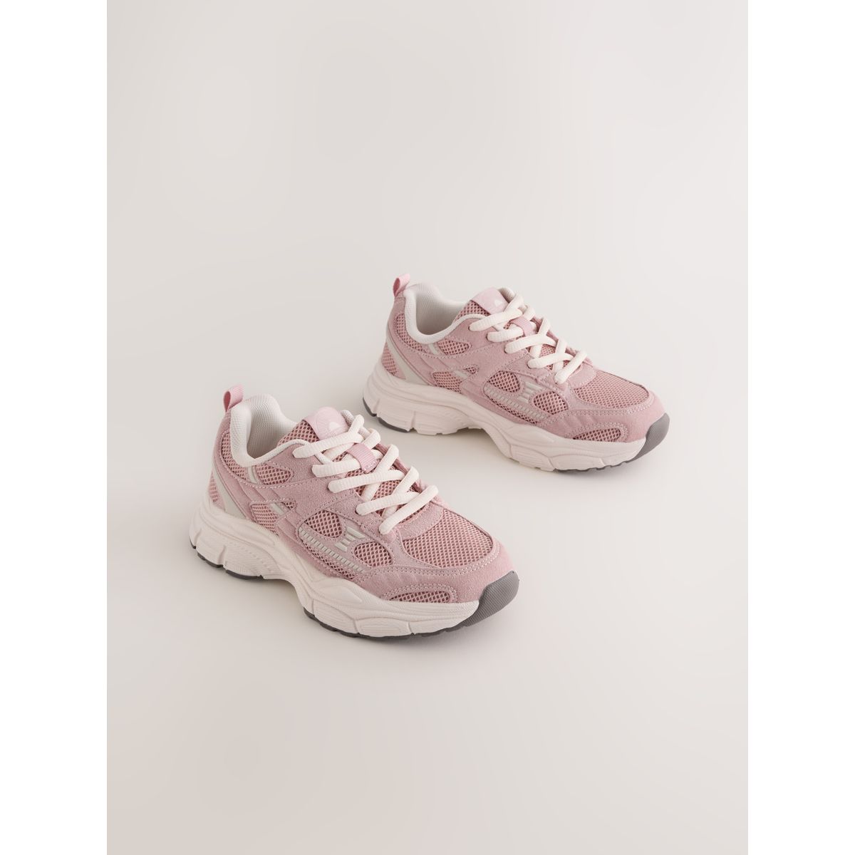 Grosses baskets à lacets rose, NEXT