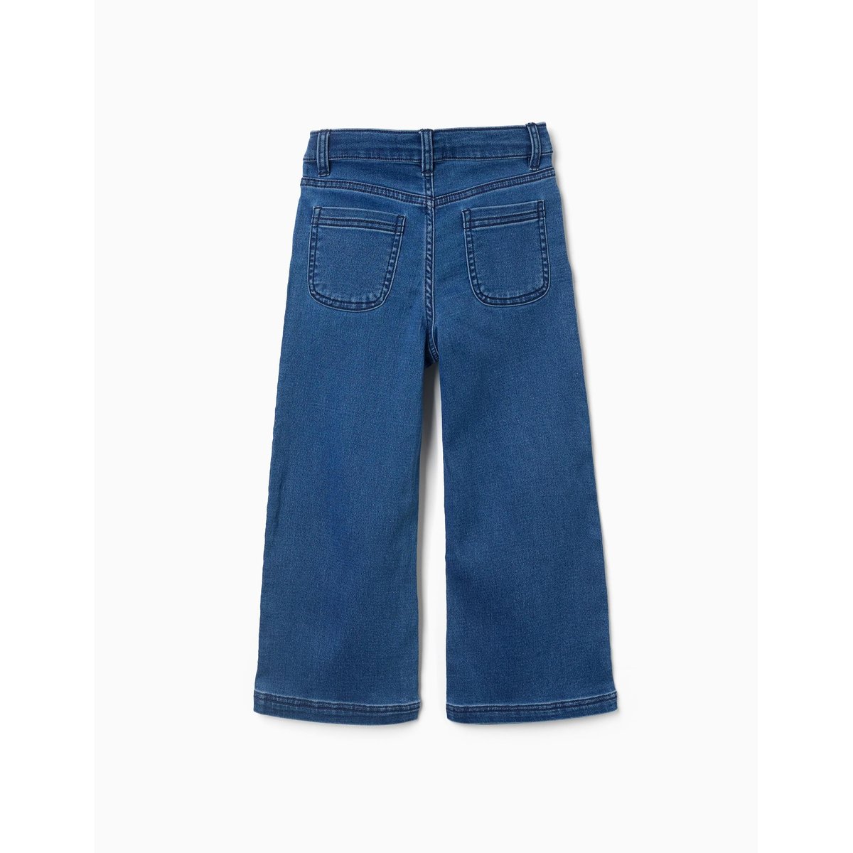 Jean à jambe large avec 4 poches bleu jean, ZIPPY