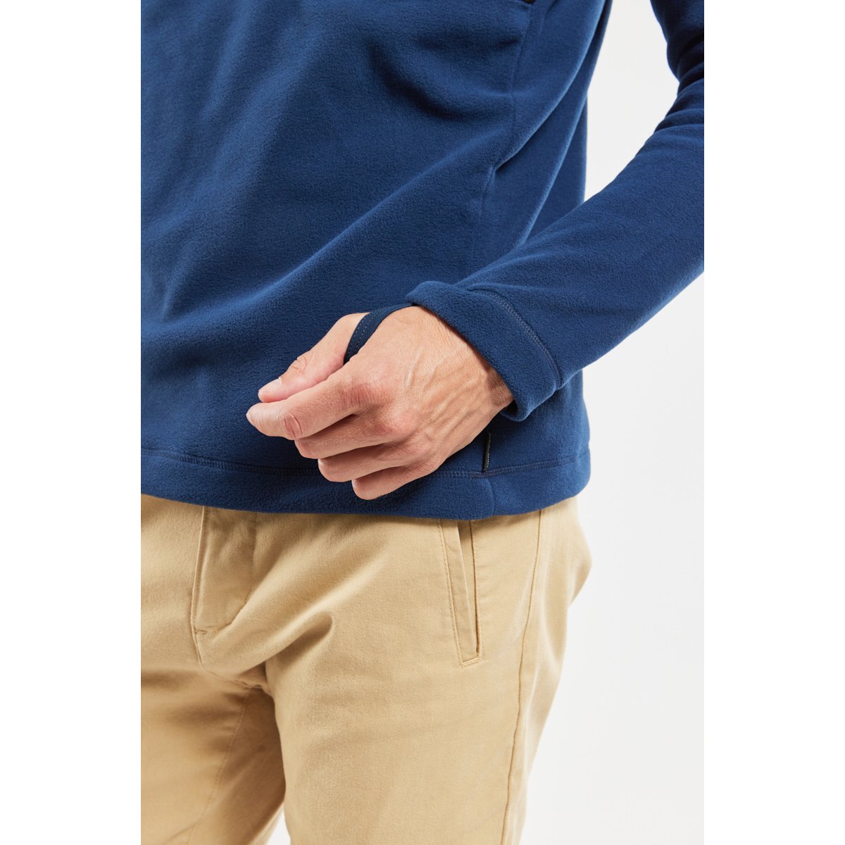 Sweat polaire en Micropolaire Polartec® PLELOT navy, BERMUDES