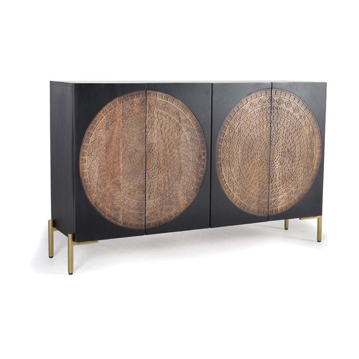 Buffet - EBÉLINE noir, DECORATION D’AUTREFOIS