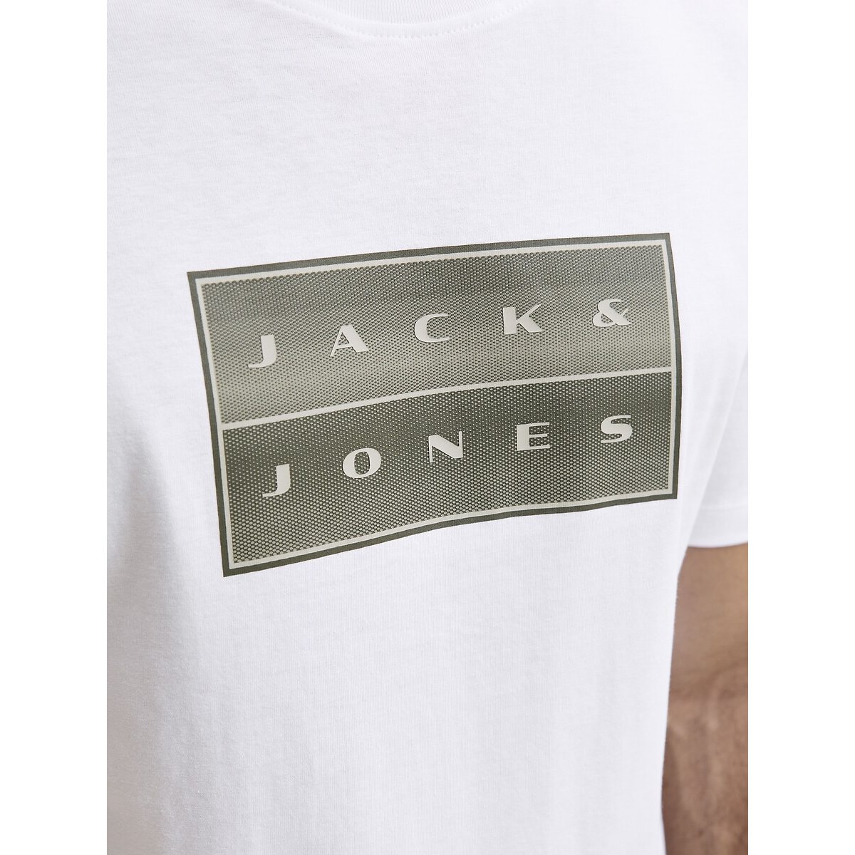 T-shirt de mangas curtas branco, JACK & JONES