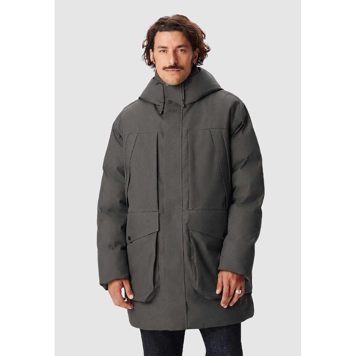 Doudoune longue WATERPROOF* gris foncé, IKKS