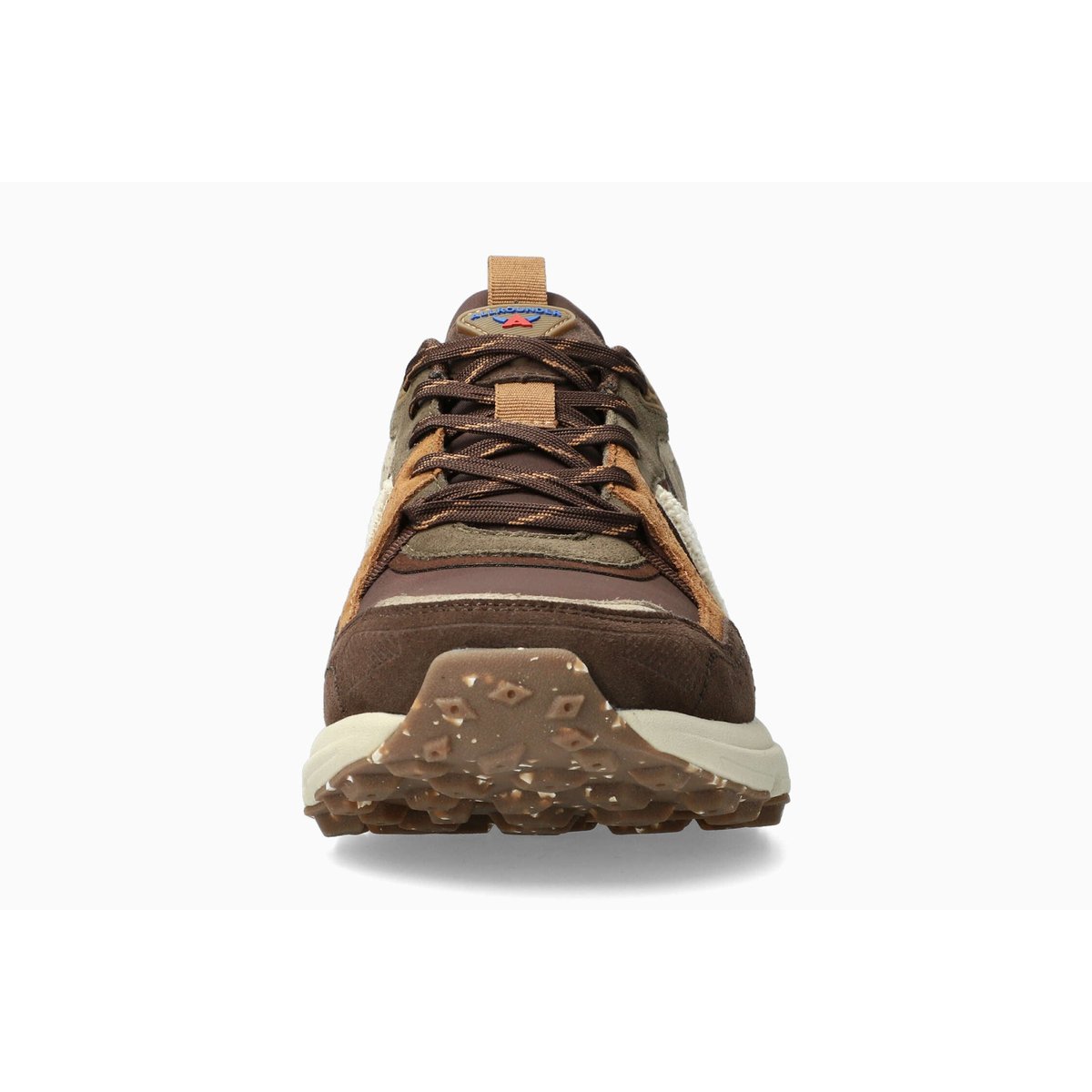 Baskets en cuir textile GO AHEAD marron p2008918, MEPHISTO