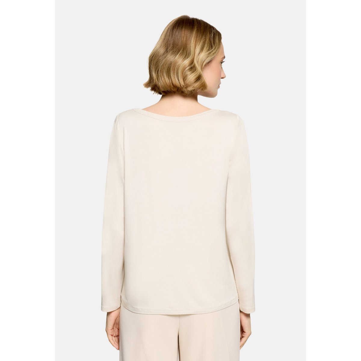 T-shirt façon blouse à patchs pastel sand, BETTY BARCLAY