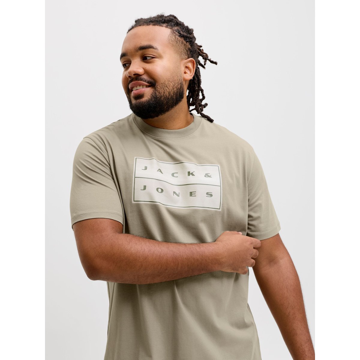 T-Shirt vetiver, JACK & JONES