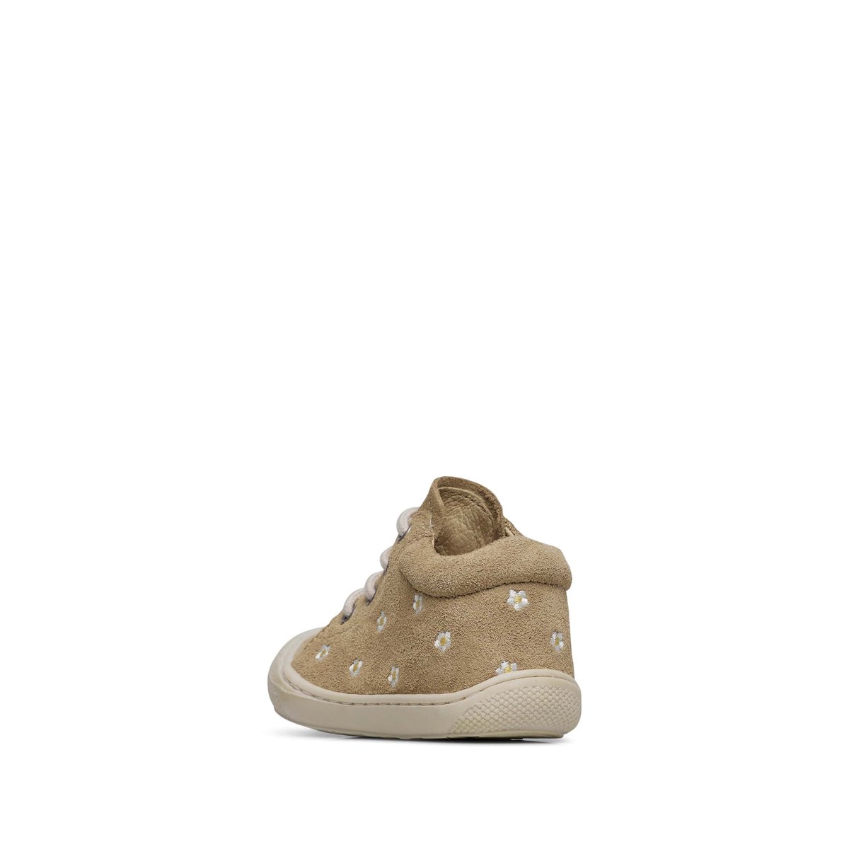 Chaussures premiers pas en daim COCOON EMBR.DAISIES beige, NATURINO
