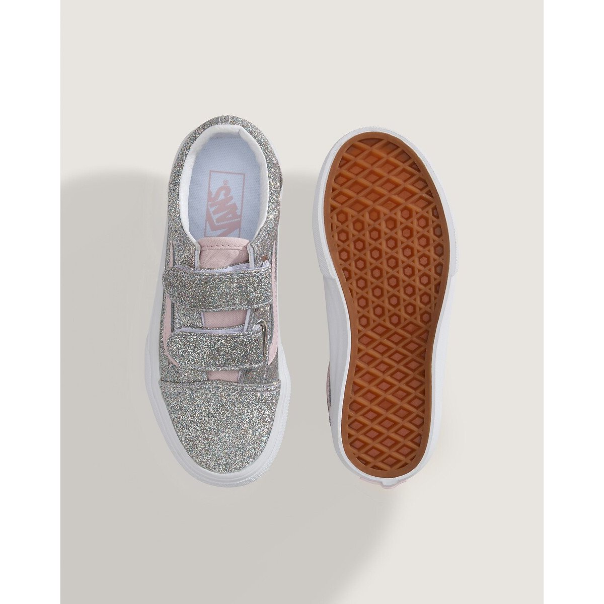 Baskets argent pailleté, VANS