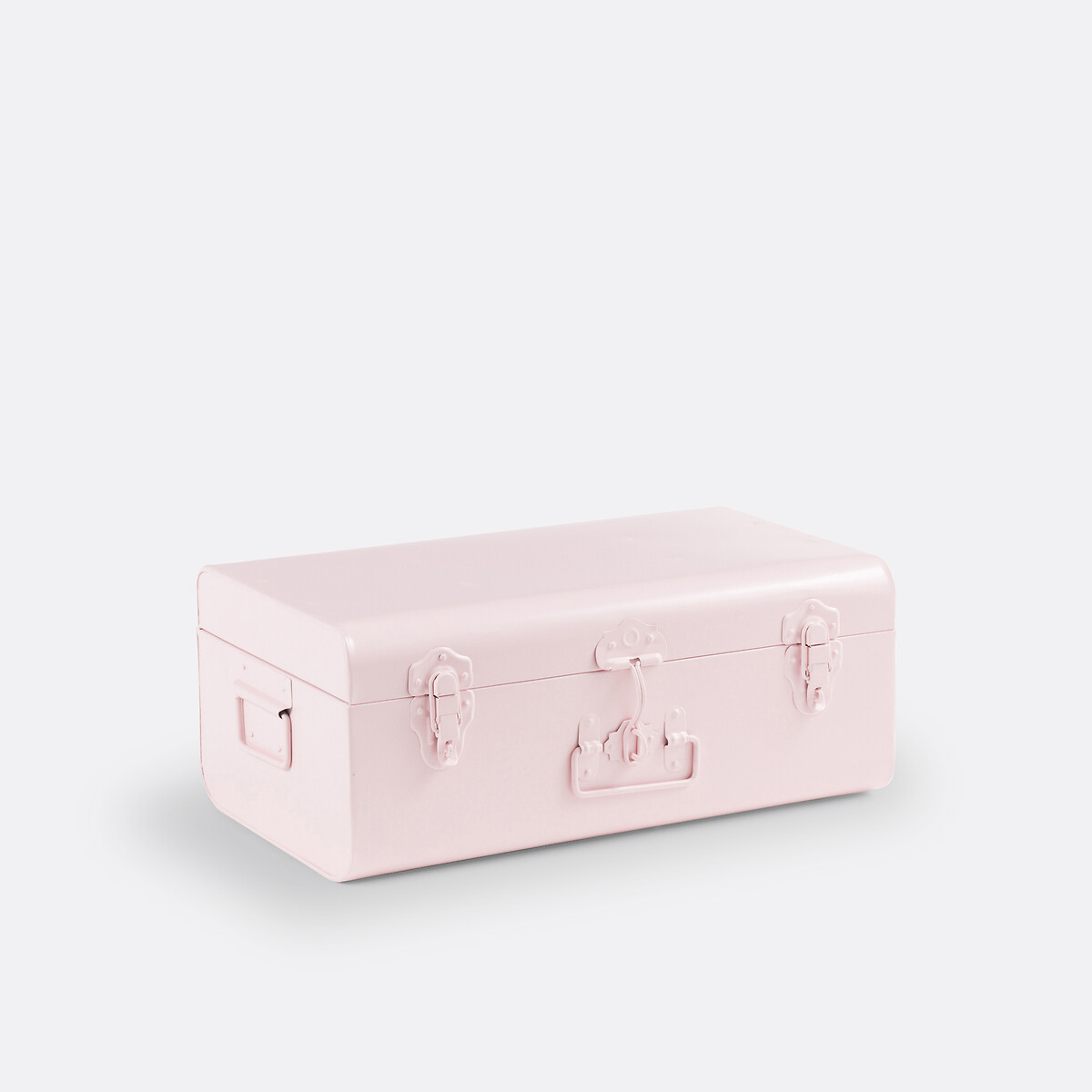 Cantine malle en métal acier, Masa rose poudré, LA REDOUTE INTERIEURS