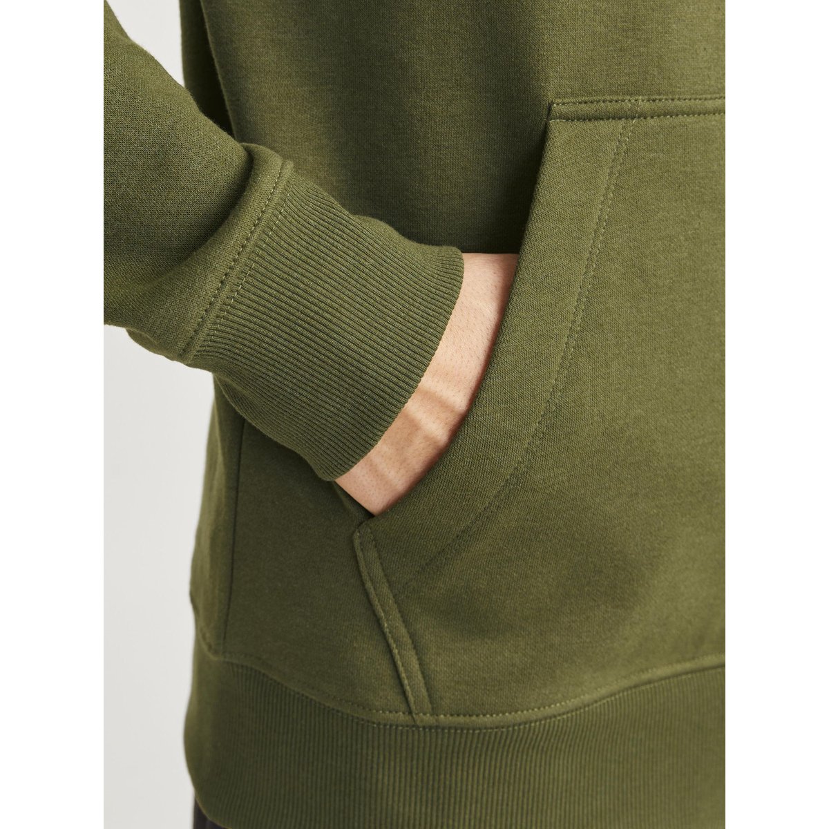 Sweat À Capuche verte - cypress, JACK & JONES
