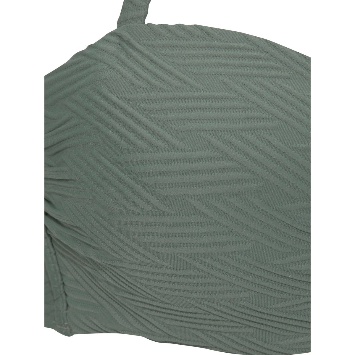 Haut maillot de bain bandeau armaturé Loretta kaki, LASCANA