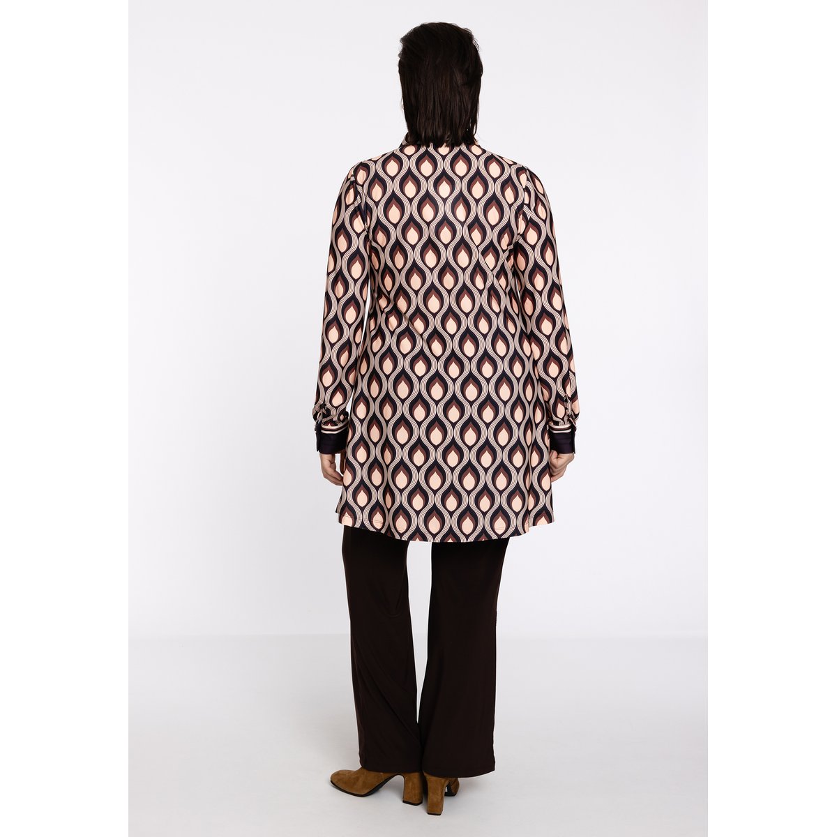 Chemise imprimée violet, YOEK