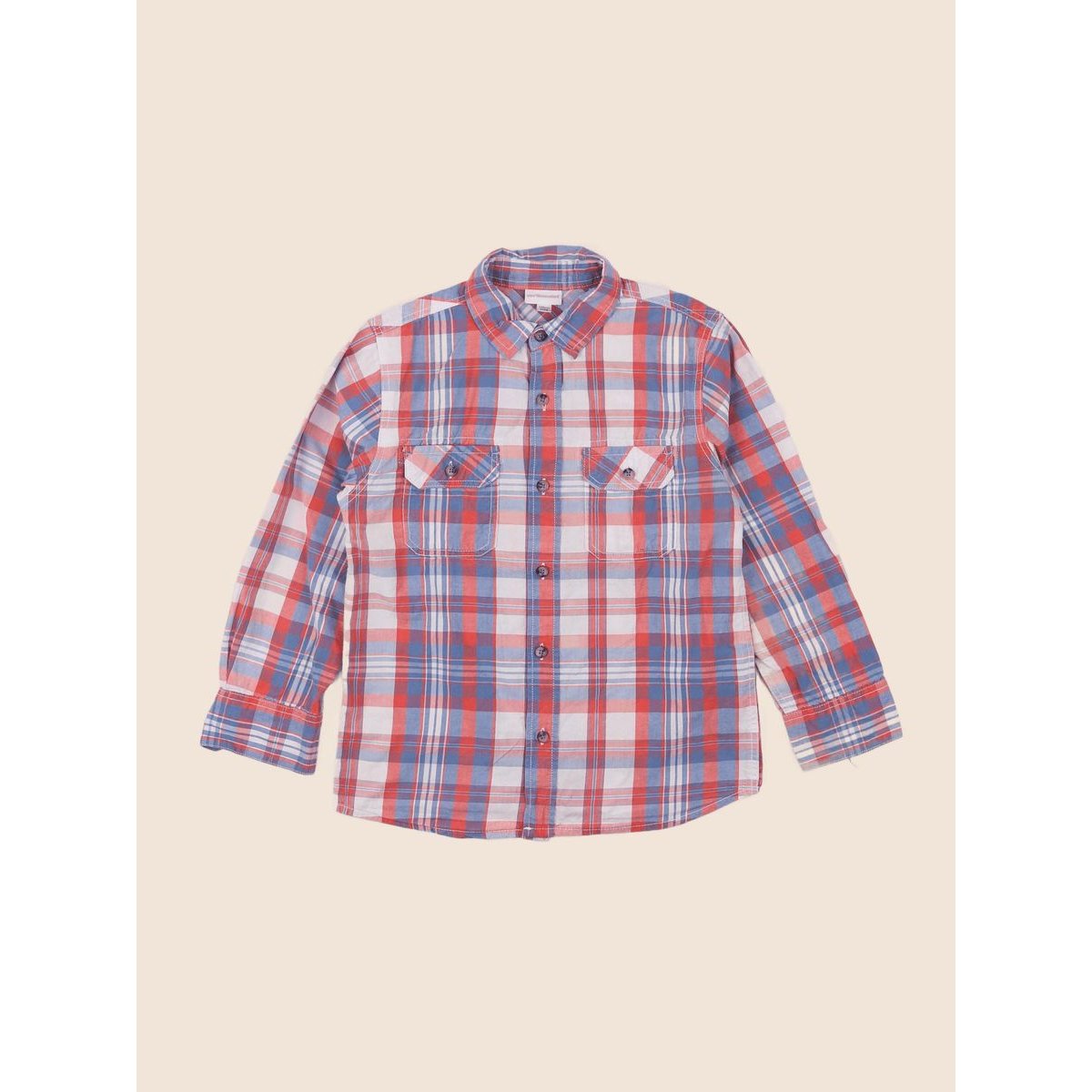 Chemise imprimé au dos - Très bon état rouge, VERTBAUDET