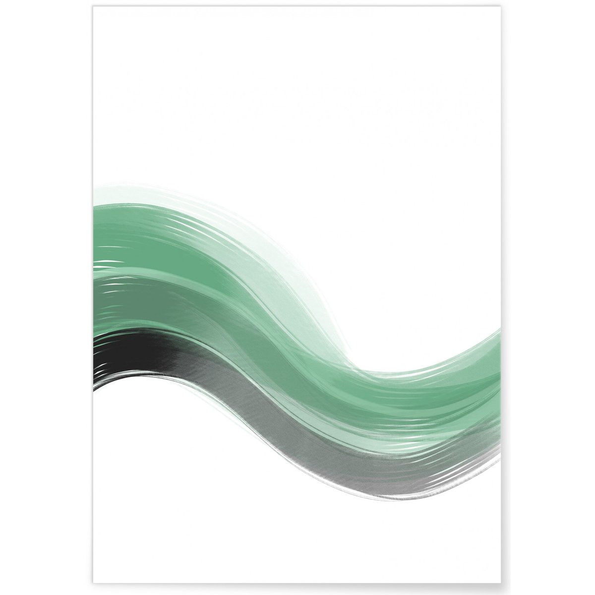 Affiche Wave Color blanc, L'AFFICHERIE