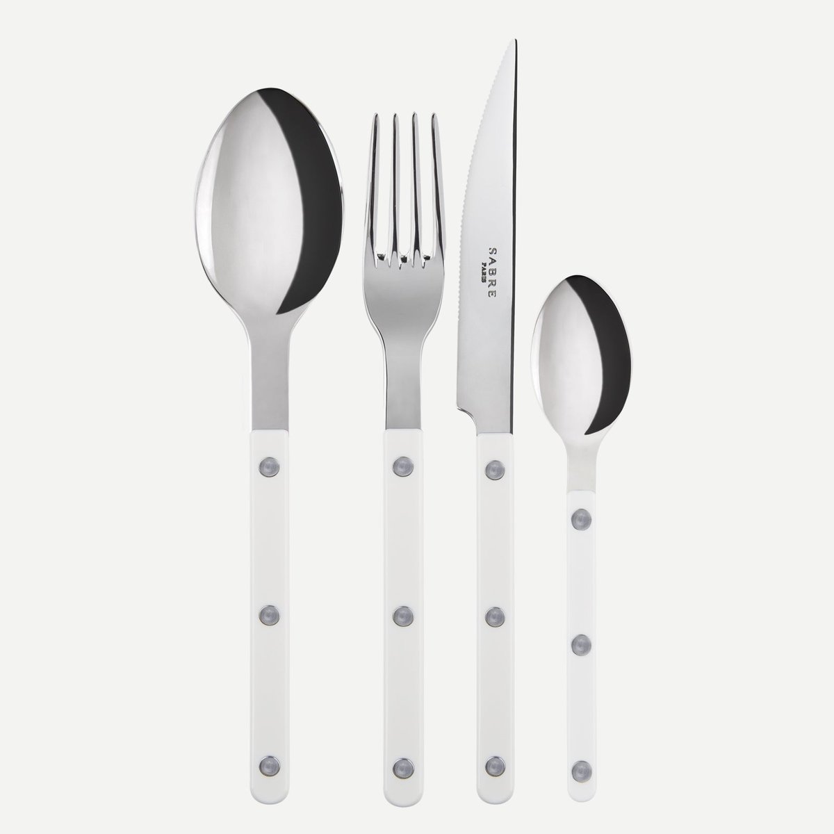 Ménagère 48 pièces, Bistrot blanc, SABRE