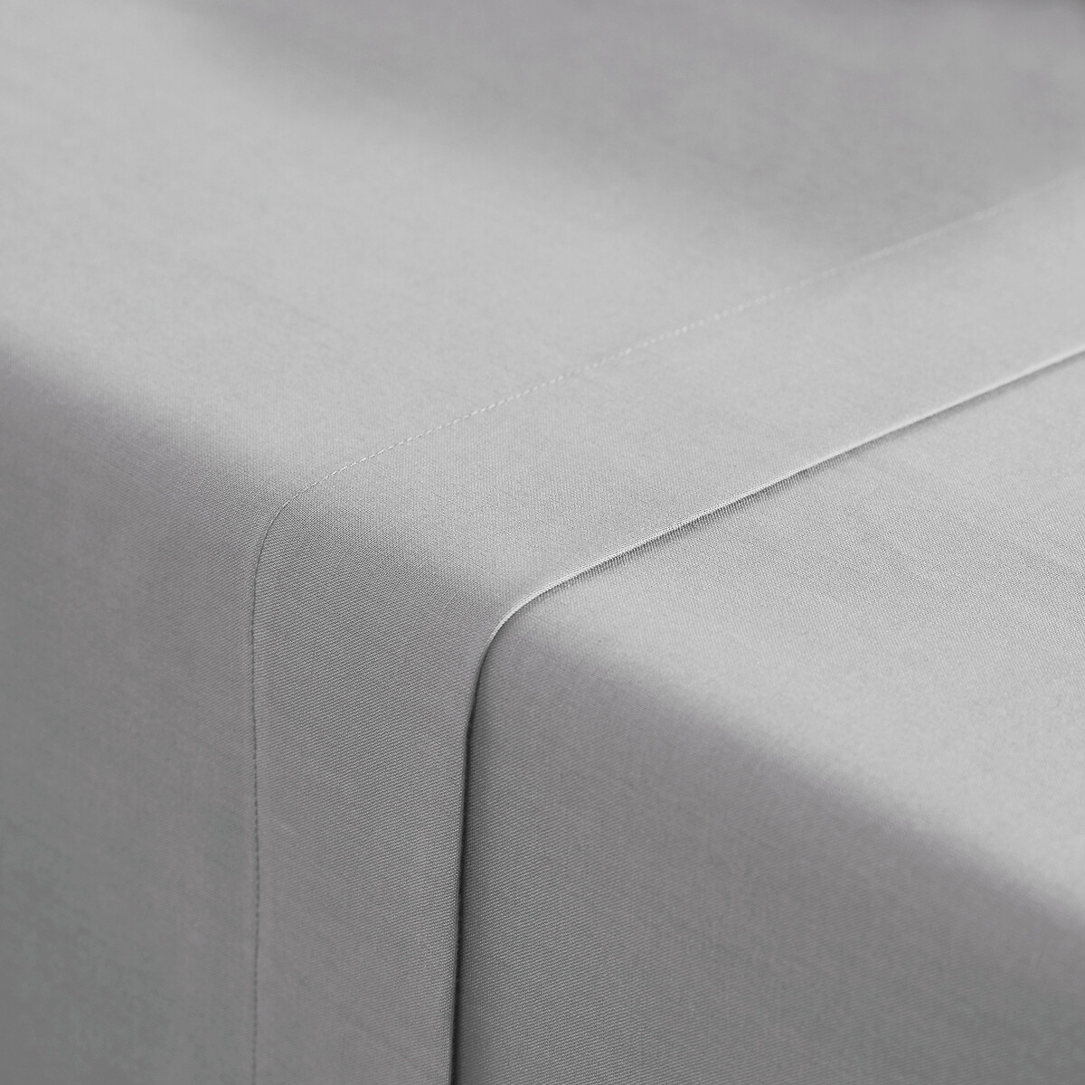 Drap plat en coton, Scenario gris perle, LA REDOUTE INTERIEURS