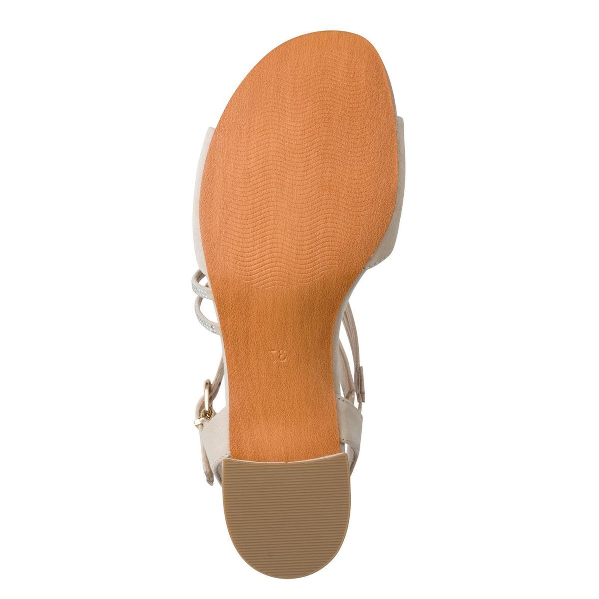 Sandale à talon vegan beige, MARCO TOZZI